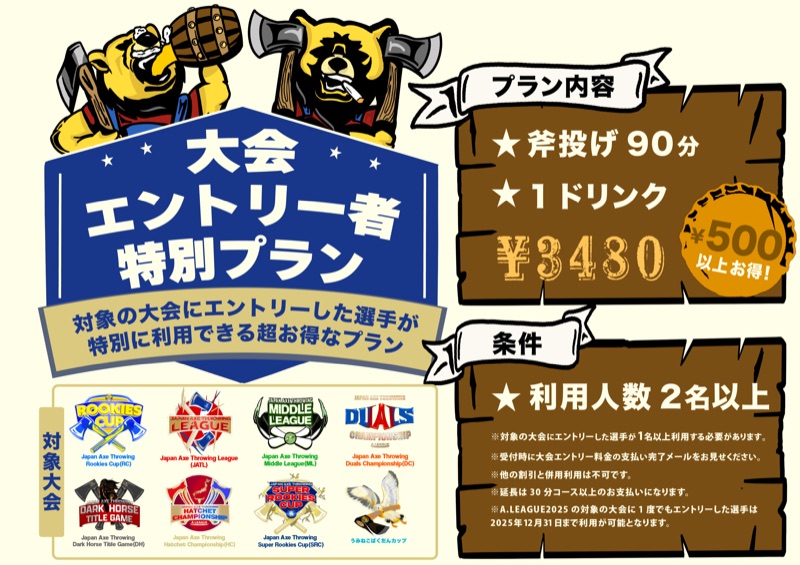 Tournament Entrant Plan