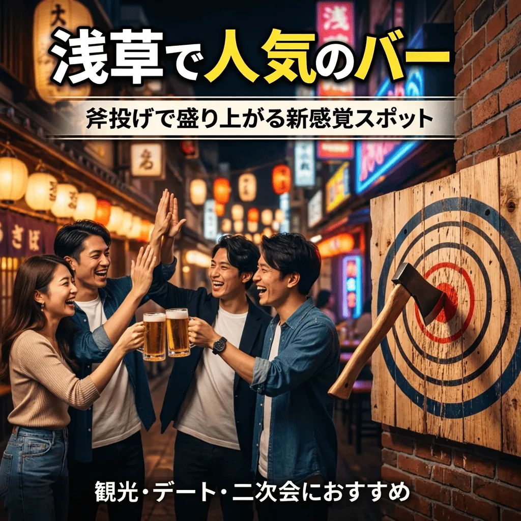 浅草で人気のバーを探している人が増えている理由