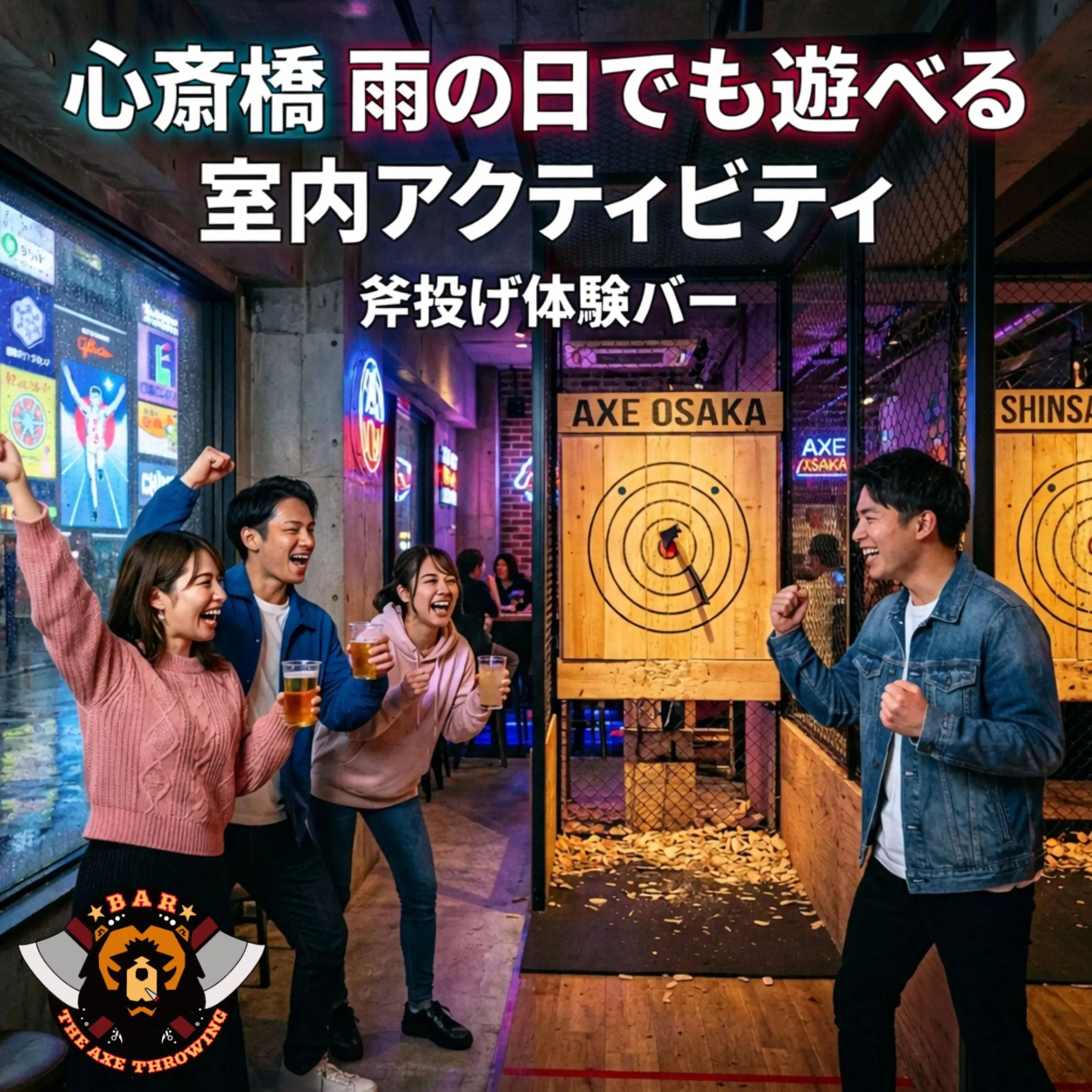 雨の日でも楽しめる！心斎橋の新感覚アクティビティ